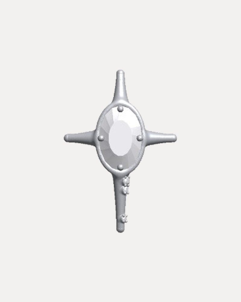 shade_twinkle mini pierce silver